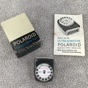 Polaroid Exposure Meter #625 Ultra Sensitive with Original Box & Instructions